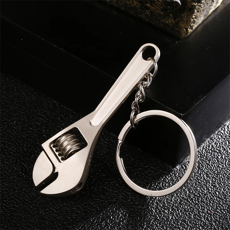 Llavero con llave ajustable, herramienta creativa, llavero de Metal para hombres, 1 ud. - imagen 5