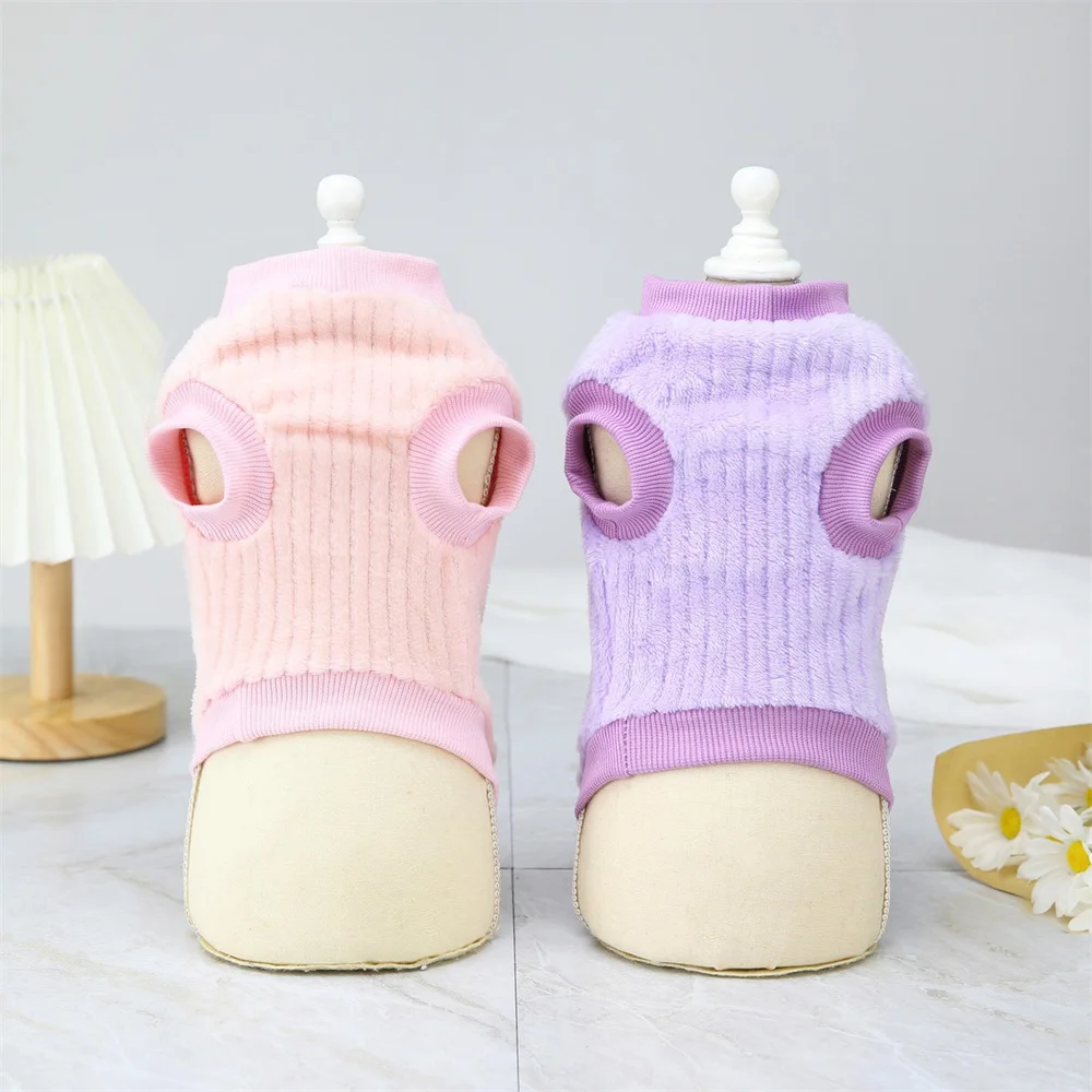 Suéter cálido de lana para cachorros y gatos, ropa para mascotas de otoño e invierno para perros pequeños, ropa Sphynx, Sudadera con capucha para gatitos, disfraz de abrigo para mascotas - imagen 2