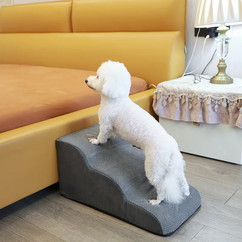 Escalera para Mascotas: Escalones de Felpa para Gatos y Perros - imagen 3