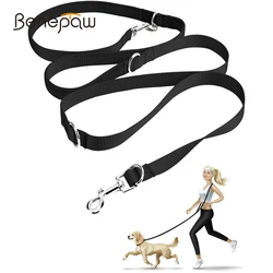 Correa para perros de nailon regulable y resistente – manos libres