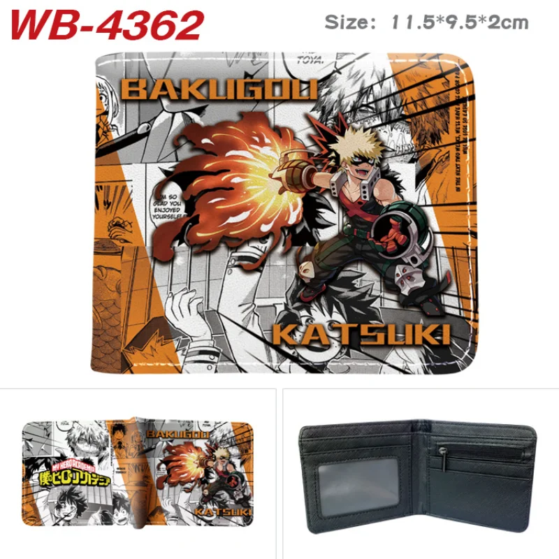 Cartera monedero cosplay My Hero Academia – Monedero anime kawaii Deku - imagen 3