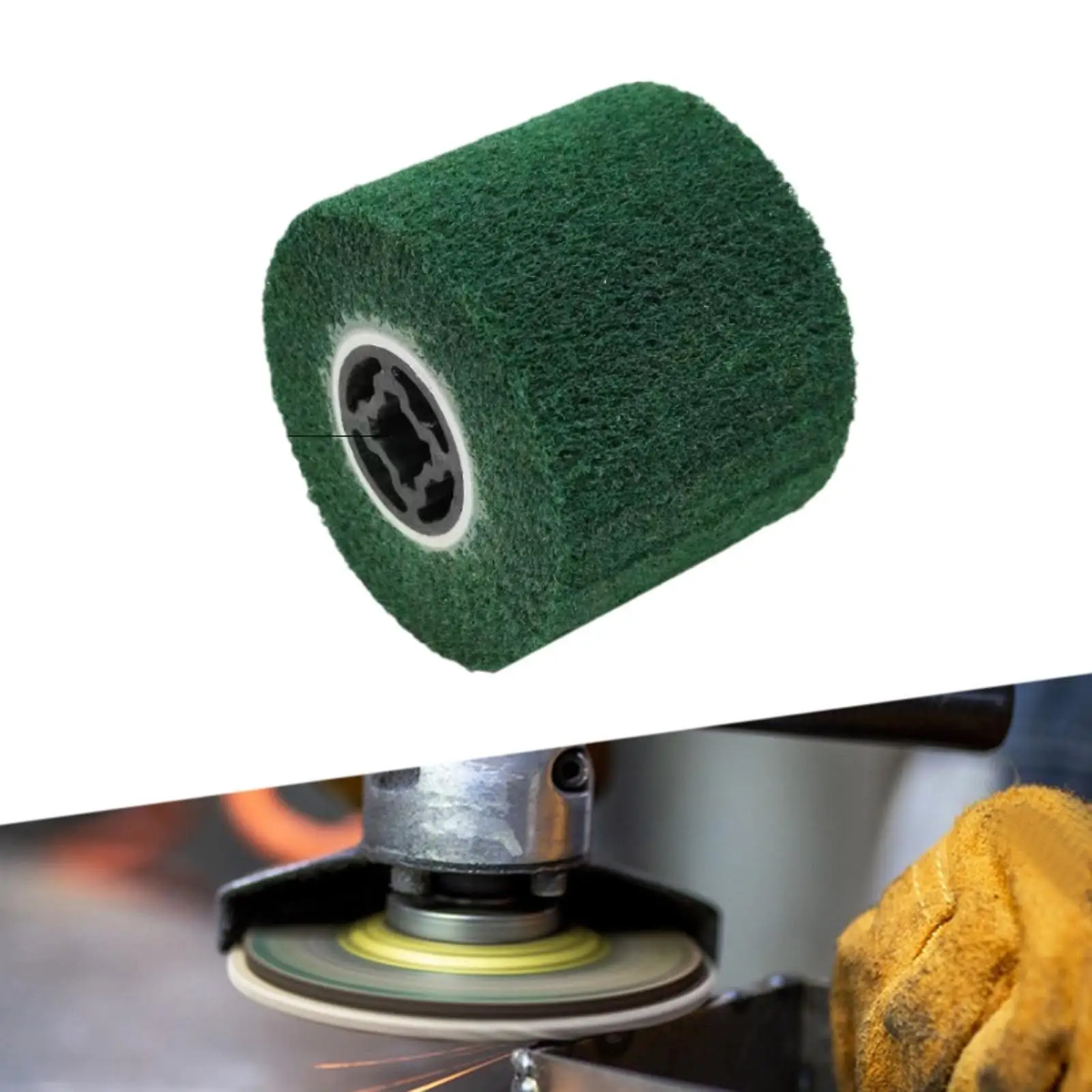 Polishing Burnishing Wheel Burnishing Polishing Wheel Drum for Burnishing Polishing Machine Surface Treatment Stainless Steel