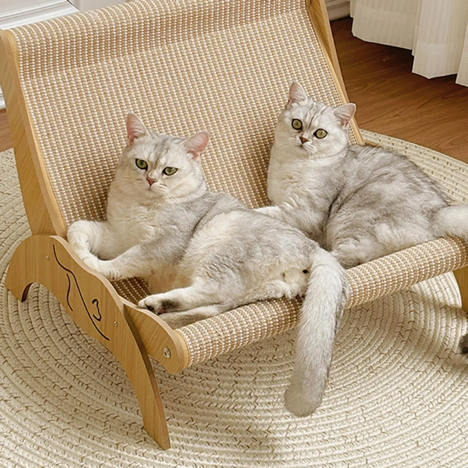 Cat Scratcher Lounge Bed Lounge Chair Cat Furniture Cat Sofa Chair Furniture Protection for Pet Toys Kitty Indoor Cats Kitten
