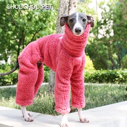 Pijama para perro galgo italiano, suave y cálido
