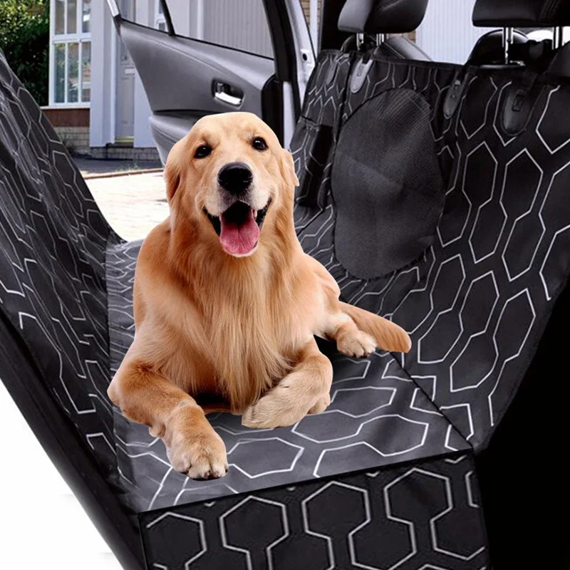 Funda impermeable para asiento de coche para perros, colchones para transporte de mascotas, portador de cachorros, estera protectora para asiento trasero de coche, hamaca para perros pequeños y grandes