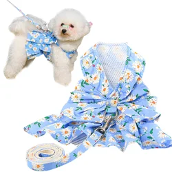 Arnés floral con falda para perros pequeños – Chihuahua y Yorkshire