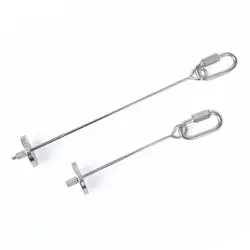 Palillos de acero inoxidable para comedero de pájaros y loros