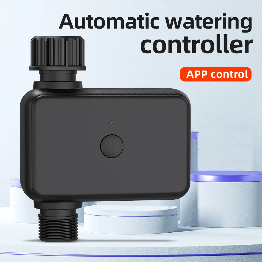 Temporizador de agua inteligente, controlador de riego compatible con Bluetooth/WiFi, temporizador de riego automático para césped y invernadero de jardín - imagen 5