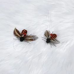 Juguete cuerda cáñamo naranja abeja para gatos
