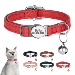 Collar antipérdida para gato con placa identificativa grabada