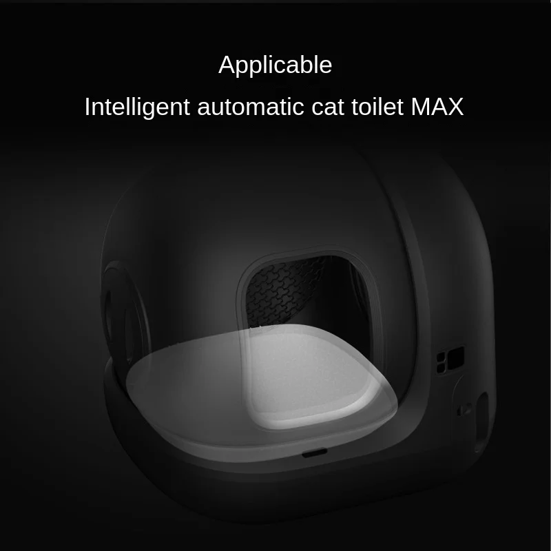 Petkit-esterilla para caja de arena de gato PURA MAX, almohadilla de alto rendimiento, tres almohadillas de prevención, cojín de inodoro para gato, accesorios para arenero - imagen 3