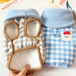 Abrigo invierno cuello alto para perros y gatos