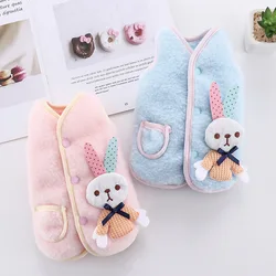 Ropa de invierno polar para perros pequeños Bichon y conejos