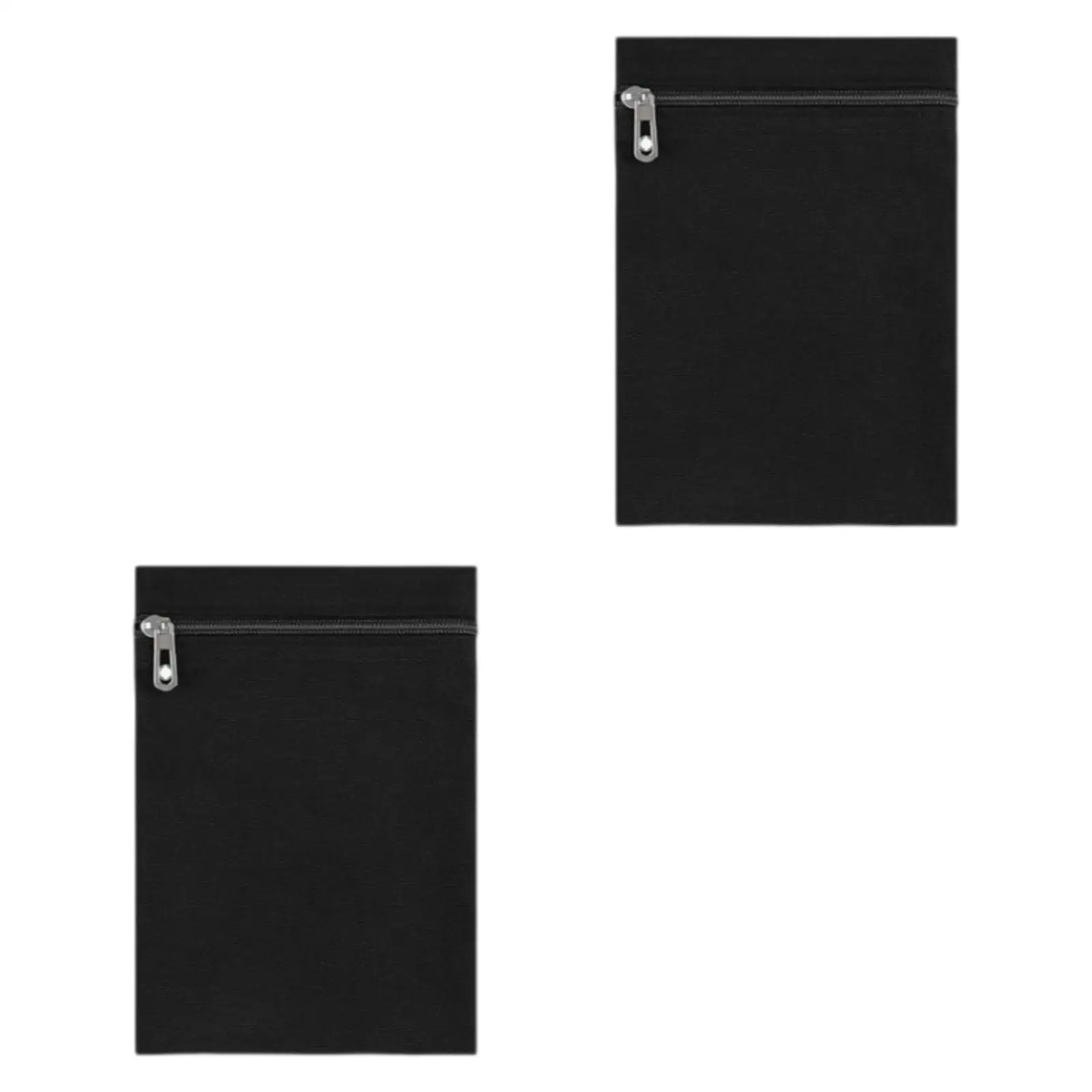 2x bolsillo cosido con cremallera para ropa abrigos sudaderas ligero viaje bolsillo de seguridad abrigo bolsillos interiores invisibles