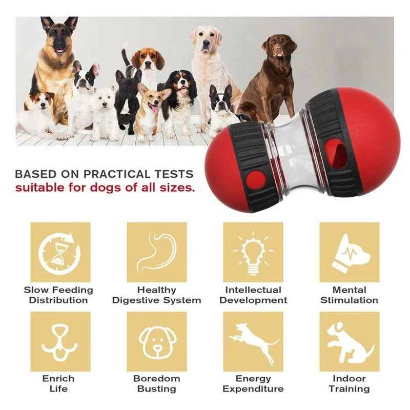 Juguete interactivo para perros pequeños, medianos y grandes, alimentador lento para gatos, adiestramiento en interiores para mascotas, juguetes para cachorros, Chihuahua Beagle, suministros para mascotas - imagen 5
