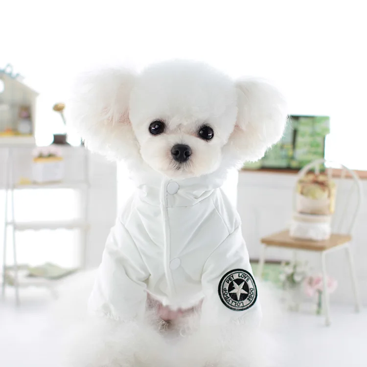 Abrigo de felpa con capucha para perro, Parkas para perro, oso de peluche, abrigo para gato, ropa para cachorro, chaqueta para perros pequeños, Otoño e Invierno - imagen 3