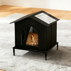 Casa aislada para gatos gran capacidad interior/exterior – Impermeable