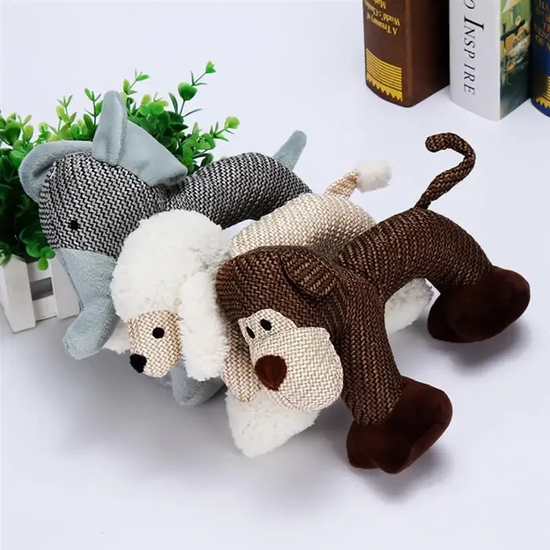 Peluches con sonido resistentes para perros que mordisquean sin parar - imagen 4