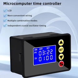 Temporizador digital programable 0-9999s para mascotas