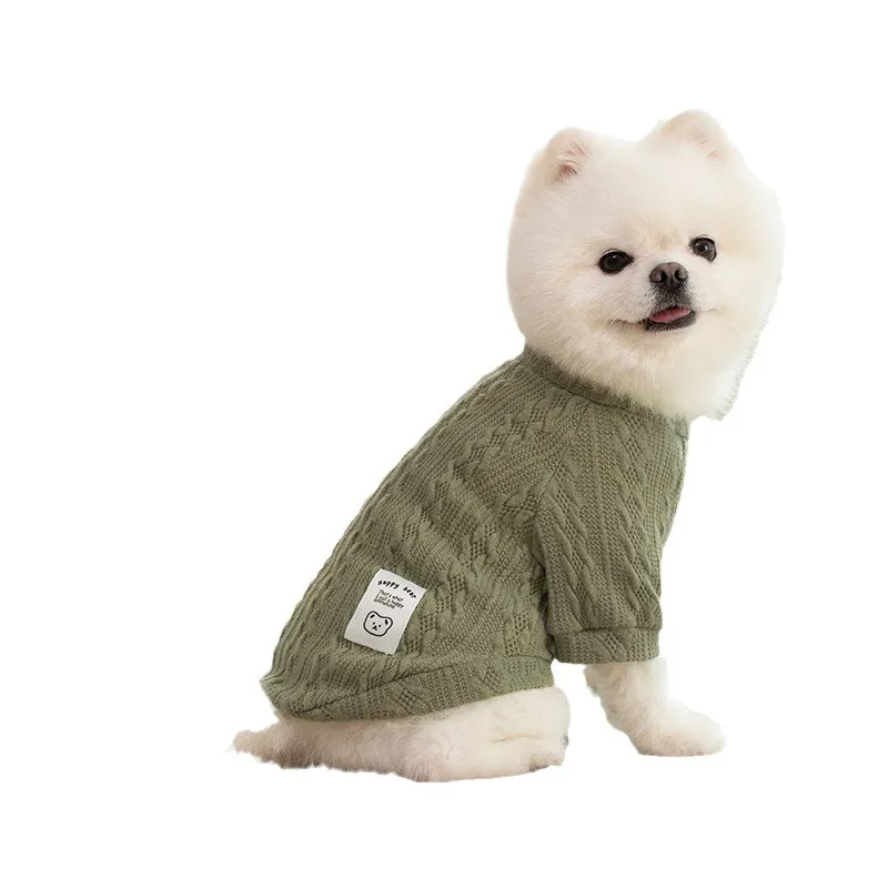 Suéteres cálidos para perros para otoño e invierno, ropa para cachorros y gatos, prendas de punto para perros y gatos, ropa para cachorros, suéter de diseñador para perros, invierno - imagen 5