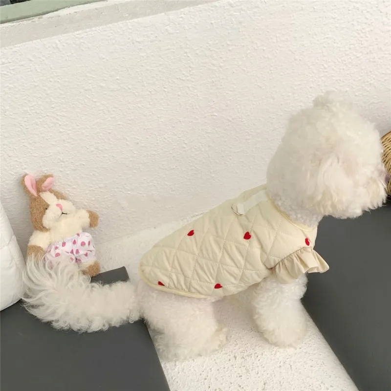 Abrigo para perros pequeños, ropa de invierno para perros, chaleco cálido para mascotas, ropa para Chihuahua, chaquetas de Bulldog Francés, disfraz para gato, sudadera para cachorros - imagen 3