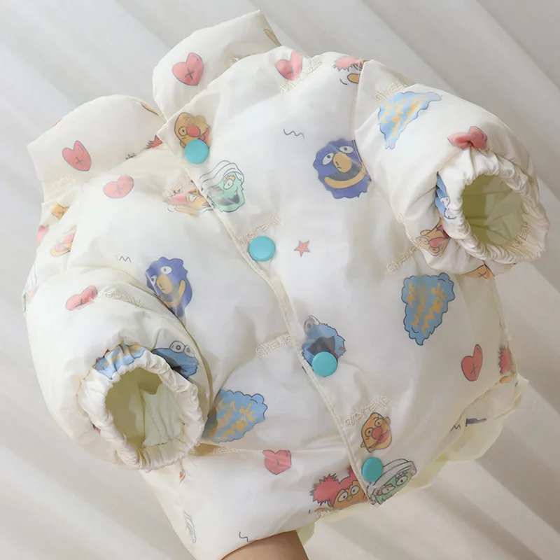 Ropa gruesa de invierno, ropa acolchada gruesa para perros Pug, Bulldog, ropa de algodón para perros gordos, productos de invierno rellenos de algodón para mascotas - imagen 4