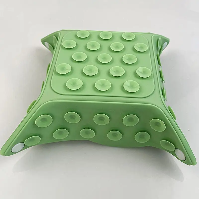 Cuenco plegable de silicona para perro, dispensador de golosinas juguete, resistente a las mordeduras, para el aire libre, cuenco de comida para perros de Eater lento - imagen 4