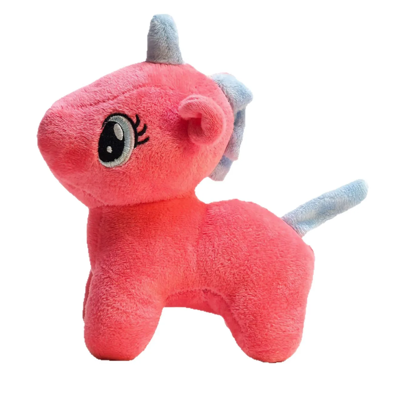 Juguete para perros chirriantes de peluche de unicornio: lindo juguete interactivo relleno para entrenamiento, suministros molares duraderos para mascotas, - imagen 5