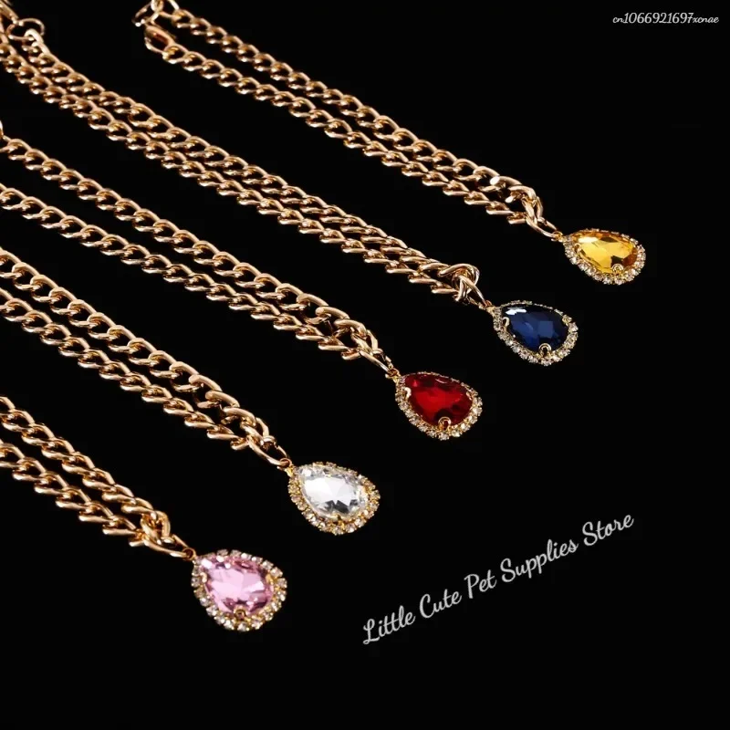 Collar de cadena de gato con diseño de campana, Collar de perro, joyería para mascotas, Collar de cadena de gato para cumpleaños y Navidad - imagen 5