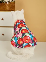Vestido con tutú floral para perros y cachorros