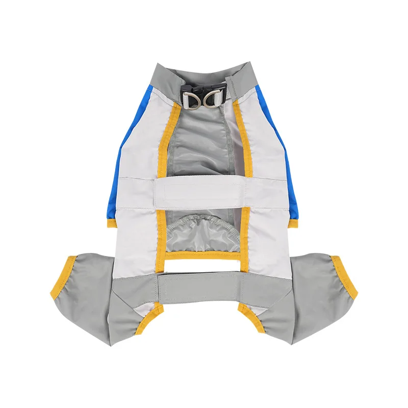 Traje impermeable y a prueba de suciedad para perros de 4 patas con tiras reflectantes traje protector al aire libre para primavera y verano para perros - imagen 3