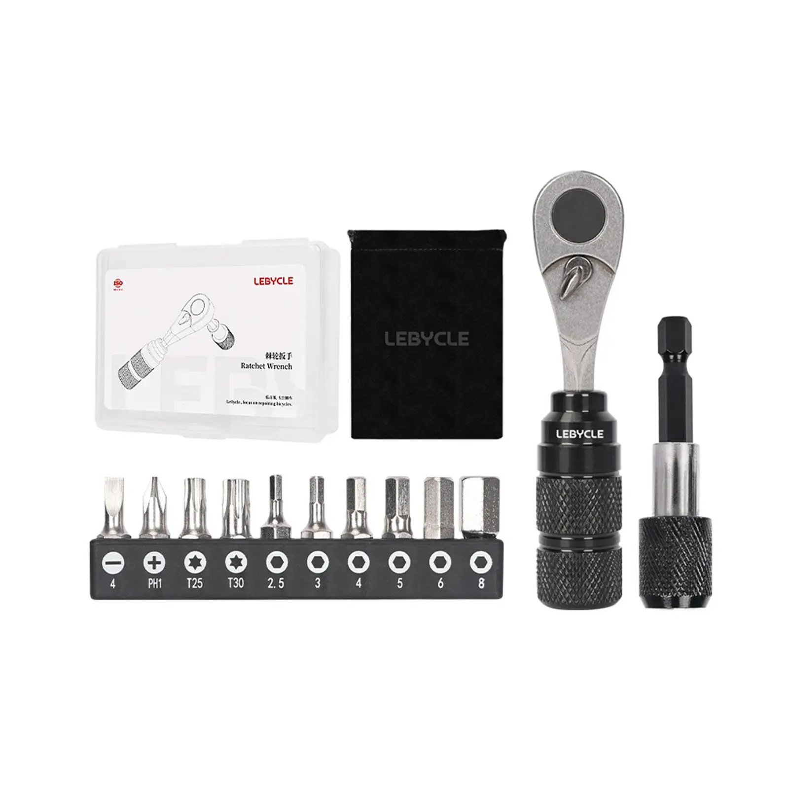 12 Pieces Mini Ratchet Screwdriver Set Multifunctional for Tight Space Compact Ergonomic with Storage Box 72 Tooth Reversible