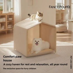 Casa nido para gatos y perros pequeños – Refugio cómodo