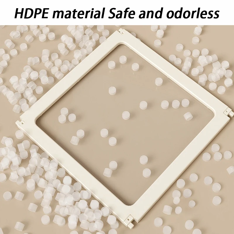 Parque infantil interior, jaula para valla para perros con puerta, vallas grandes portátiles para perros, Panel transparente acrílico, vallas para mascotas, suministros para cachorros del hogar - imagen 3