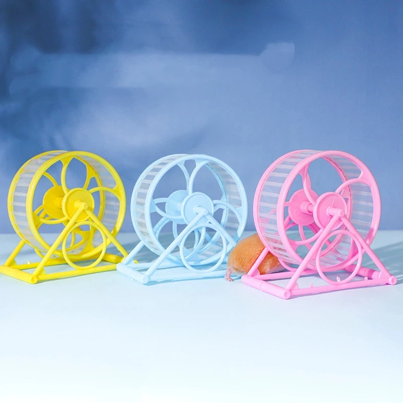 Rueda para correr para hámster, Ultra silenciosa, antiinterferencias, ruedas deportivas para animales pequeños, accesorios para jaulas de hámster, juguetes para hámster - imagen 2