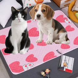 Almohadilla reutilizable para mascotas, estera de entrenamiento lavable para perros/gatos, ropa de cama para mascotas a prueba de fugas para cajas, cama y suelo, adecuada para cachorros y gatitos