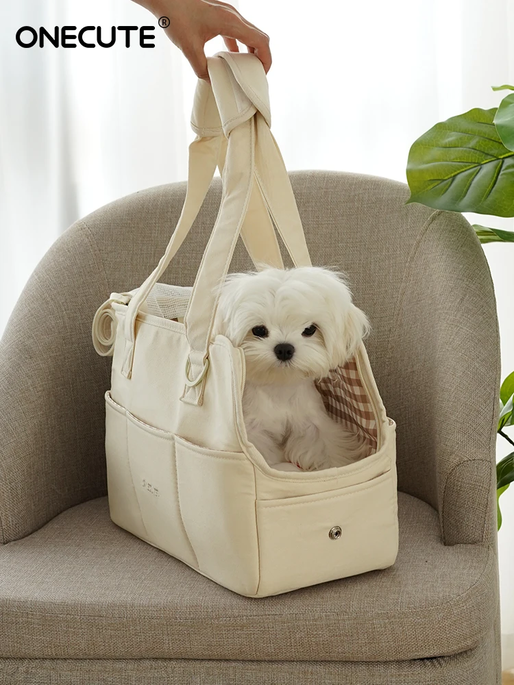 Bolsa de transporte portátil para perros pequeños y gatos, Chihuahua - imagen 5