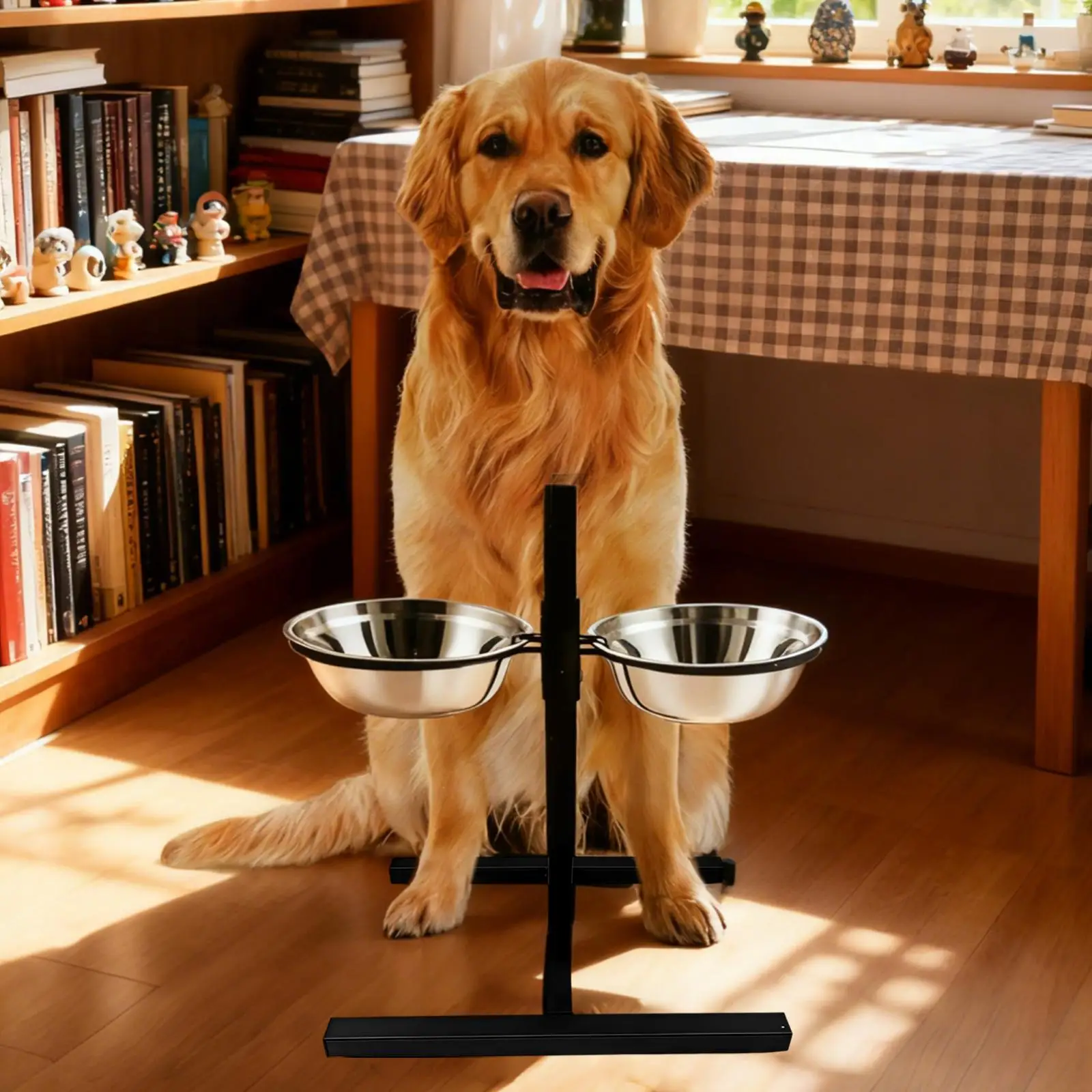 Elevated Bowl Stand Double Pet Dog Bowls Food Water Bowls Holder for Large Medium Small Dogs Accessories