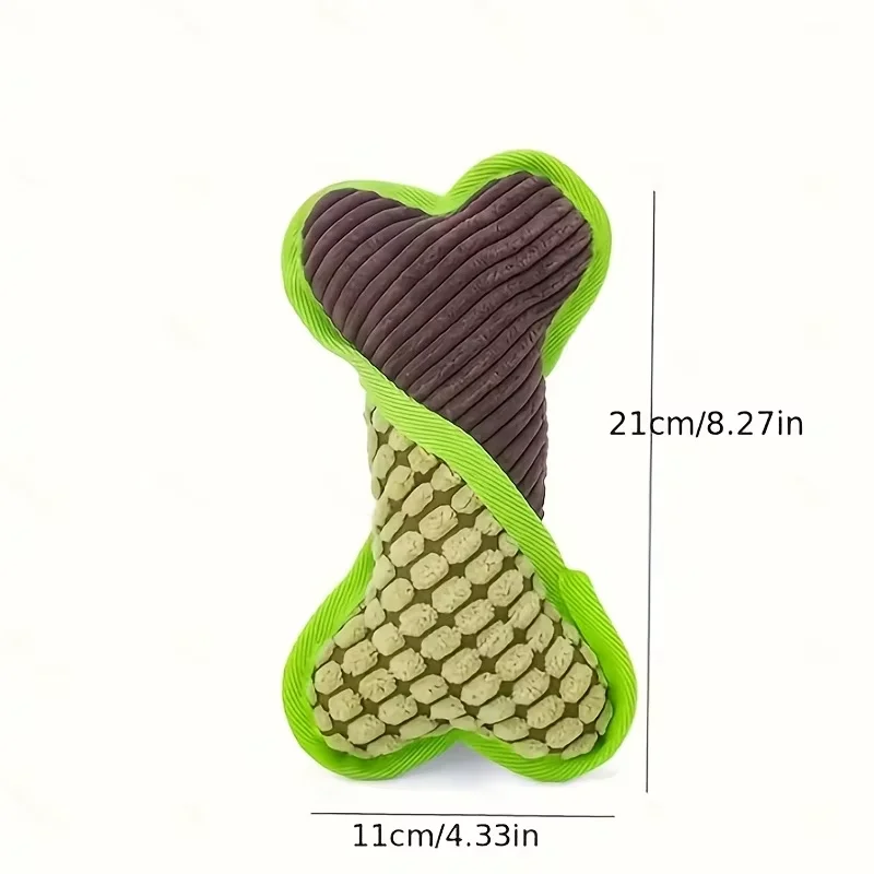 Perro crudo relleno, juguetes de peluche Vocal para chirriadores, hueso para perros resistentes a mascotas, cachorros pequeños, huesos interactivos, mordedura de perro, juguete para masticar, proveedor - imagen 5