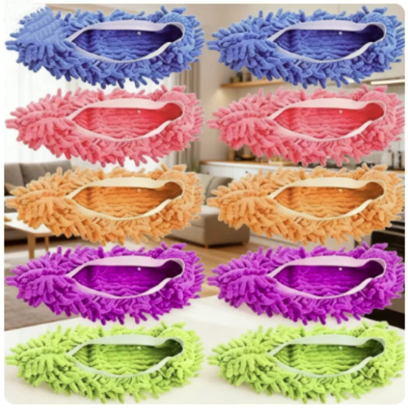 Zapatillas fregona lavables para recoger pelo de mascotas - imagen 3