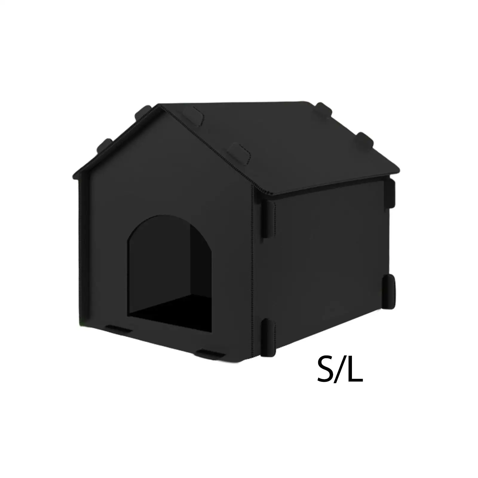 Chicken Nesting House Versatile Use Single Sturdy Egg Laying Nest Box Chicken House for Hens Farming Black