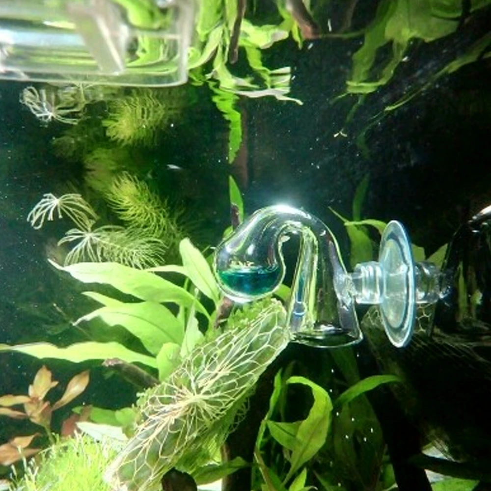 Monitor de CO2 para acuario, comprobador de indicador de caída de vidrio, cristal difuso para pecera - imagen 2