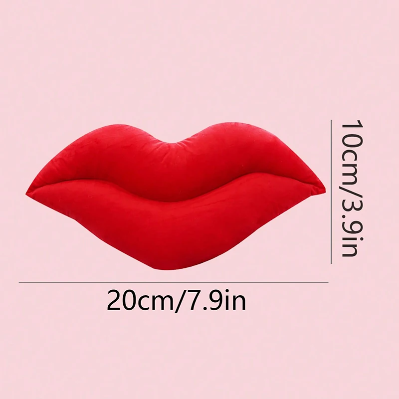 Juguete de peluche para mascotas, labios rojos, juego interactivo, boda, día de San Valentín, regalos de fiesta - imagen 2