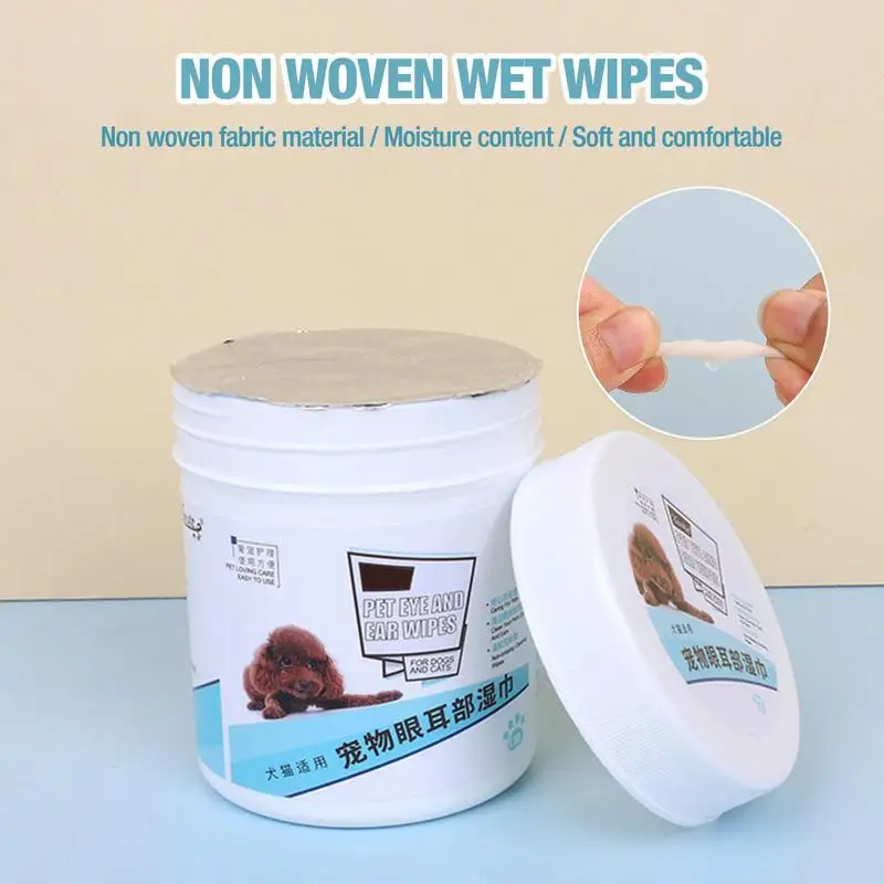 Toallitas de aseo para perros y gatos, 130 piezas, limpieza suave, desodorizante, todo uso, cara y cuerpo - imagen 2