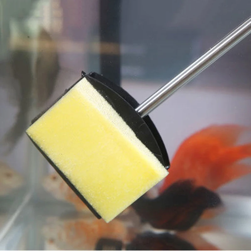 Cepillo para pecera, cepillo de mango largo, cepillo de limpieza de doble cara, herramientas de limpieza de acuario - imagen 3