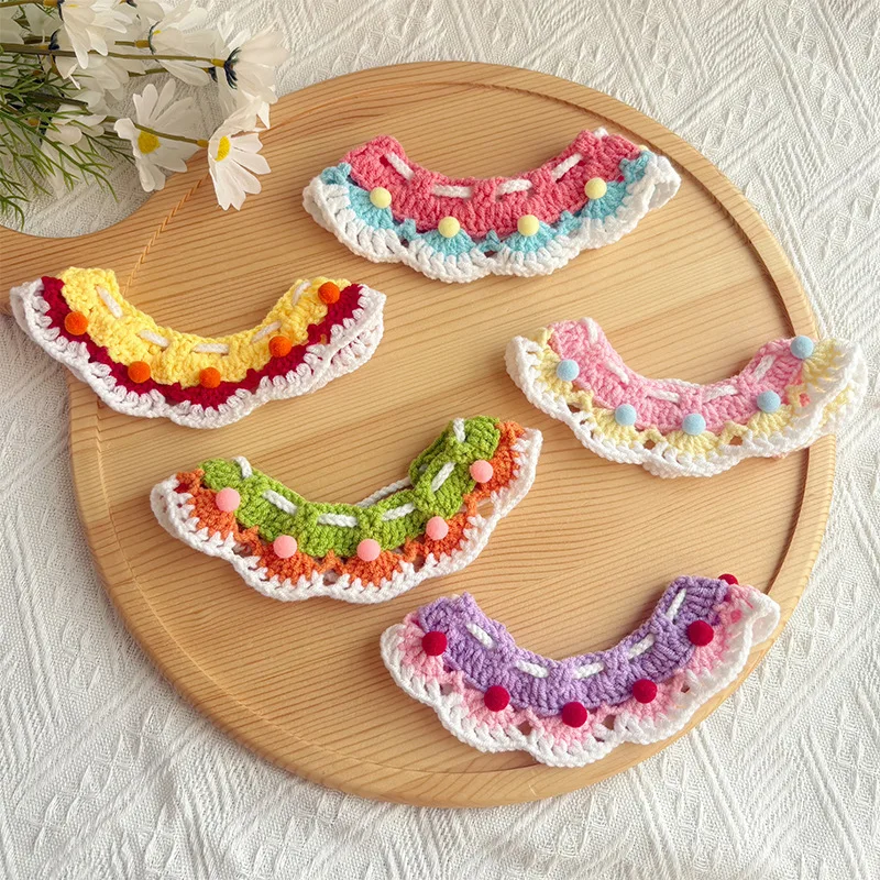 Sombrero de cumpleaños para Gato, vestido de fiesta para mascotas, decoración de fotos, cuello de perro, bonito conjunto hecho a mano, accesorios para perros pequeños y cachorros - imagen 2