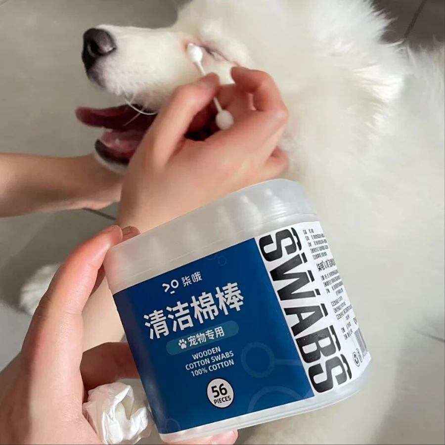 Hisopos de algodón para mascotas con doble cabezal - gatos y perros - imagen 5