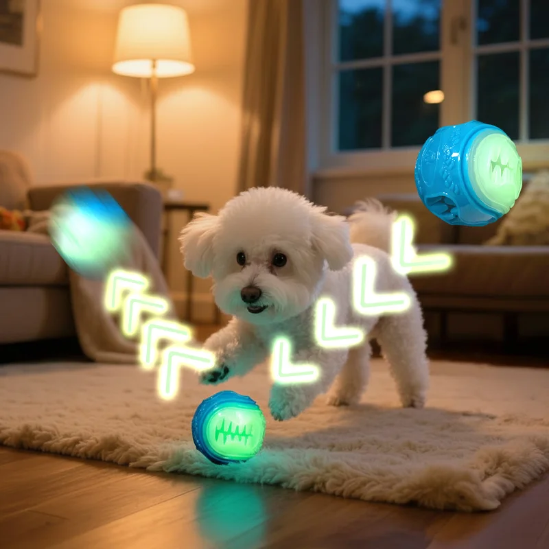 Juguete interactivo para perros TPR, juguete para masticar con fugas de comida para perros, juguete duradero para cachorros chirriantes, limpieza de dientes para mascotas, juguete resistente a mordeduras para perros - imagen 5