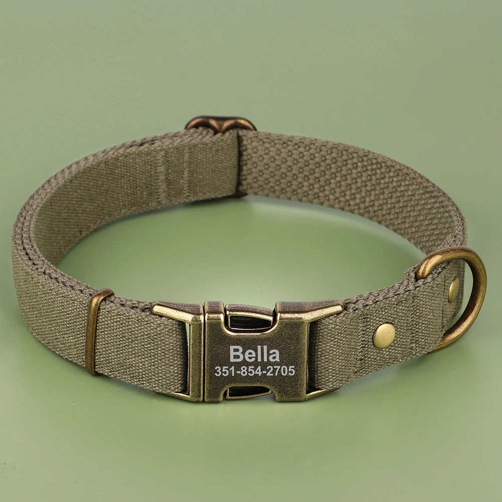 Collar identificación perro personalizado – Nailon Oxford resistente - imagen 4