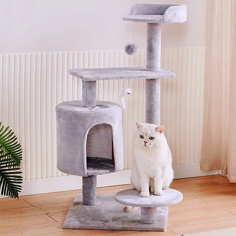 Marco de escalada para gatos, casa de árbol para gatos, poste rascador de Sisal para gatos, rascador para gatitos, entrenamiento para gatos, juguetes para rascar árboles, suministros para mascotas - imagen 3
